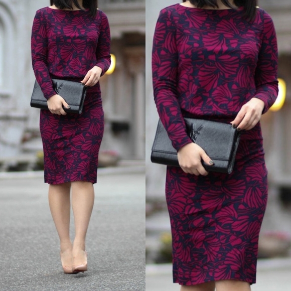 TORY BURCH | 'etta' print blouson dress - Picture 4 of 7